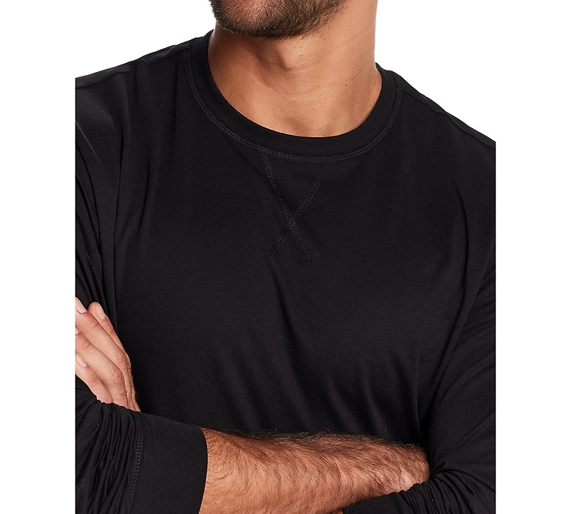 Weatherproof Vintage Men's Brushed Long Sleeve Crewneck T-Shirt