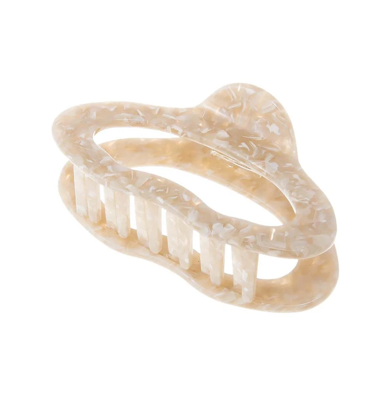 Jumbo Open Lip Shape Hair Claw Clip By Adina Eden