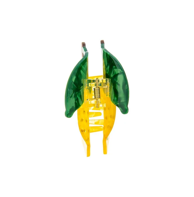 Rhinestone Accented Lemon Claw Clip By Adina Eden