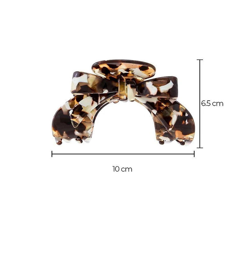 Large Open Bow Tie Hair Claw Clip By Adina Eden