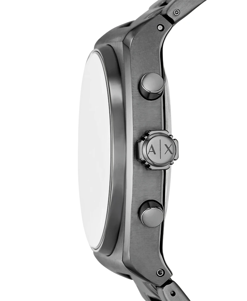 A|X Armani Exchange Men's Quartz Chronograph Gunmetal Stainless Steel Watch, 40mm