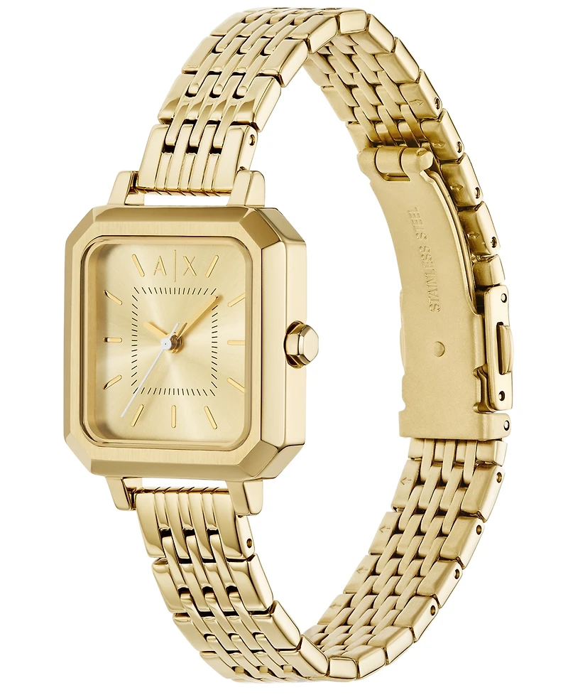 A|X Armani Exchange Men's Sync Quartz Chronograph Gold Stainless Steel Watch, 42mm