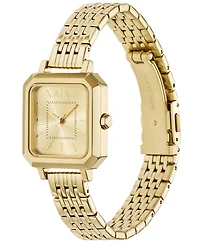 A|X Armani Exchange Men's Sync Quartz Chronograph Gold Stainless Steel Watch, 42mm