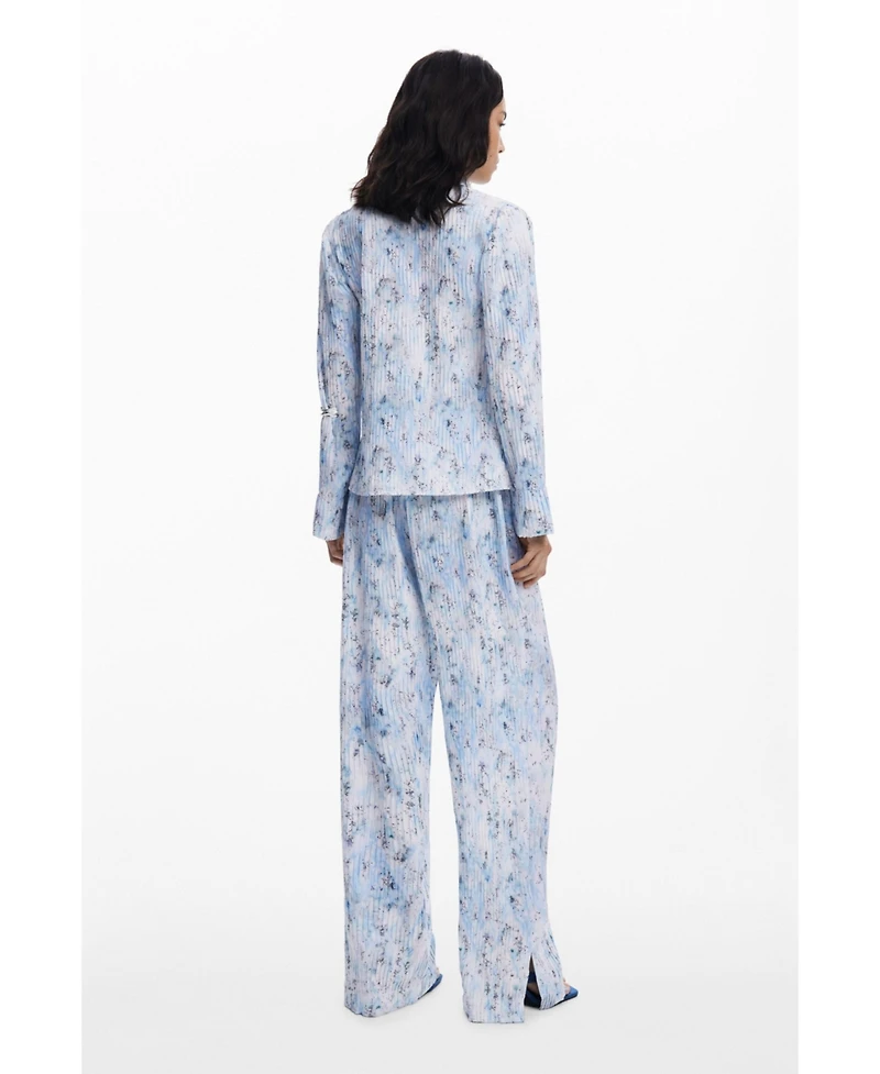 Desigual Women's Pleated stretch shirt