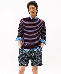 Tommy Hilfiger Men's Patterned 7" Linen Shorts