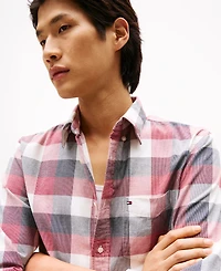 Tommy Hilfiger Men's Regular-Fit Corduroy Check Shirt