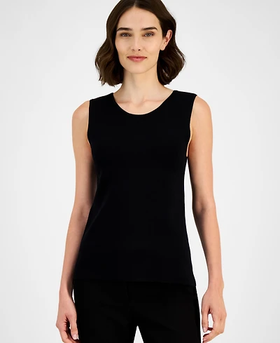 Anne Klein Women's Sleeveless Crewneck Sweater