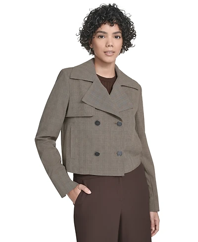 Calvin Klein Women's Cropped Trench Jacket