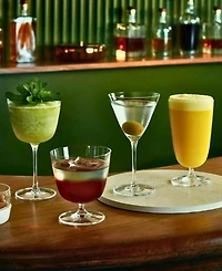 Nude Glass Bar Giani Long Cocktail Glass, Set of 4