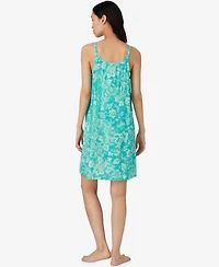 Lauren Ralph Women's Double Strap Short Nightgown