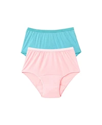 Comfort Choice Women's Cotton Incontinence Brief 2-Pack