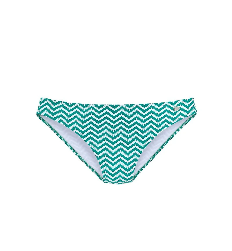 Lascana Women's Chevron Classic Bikini Swimsuit Bottom
