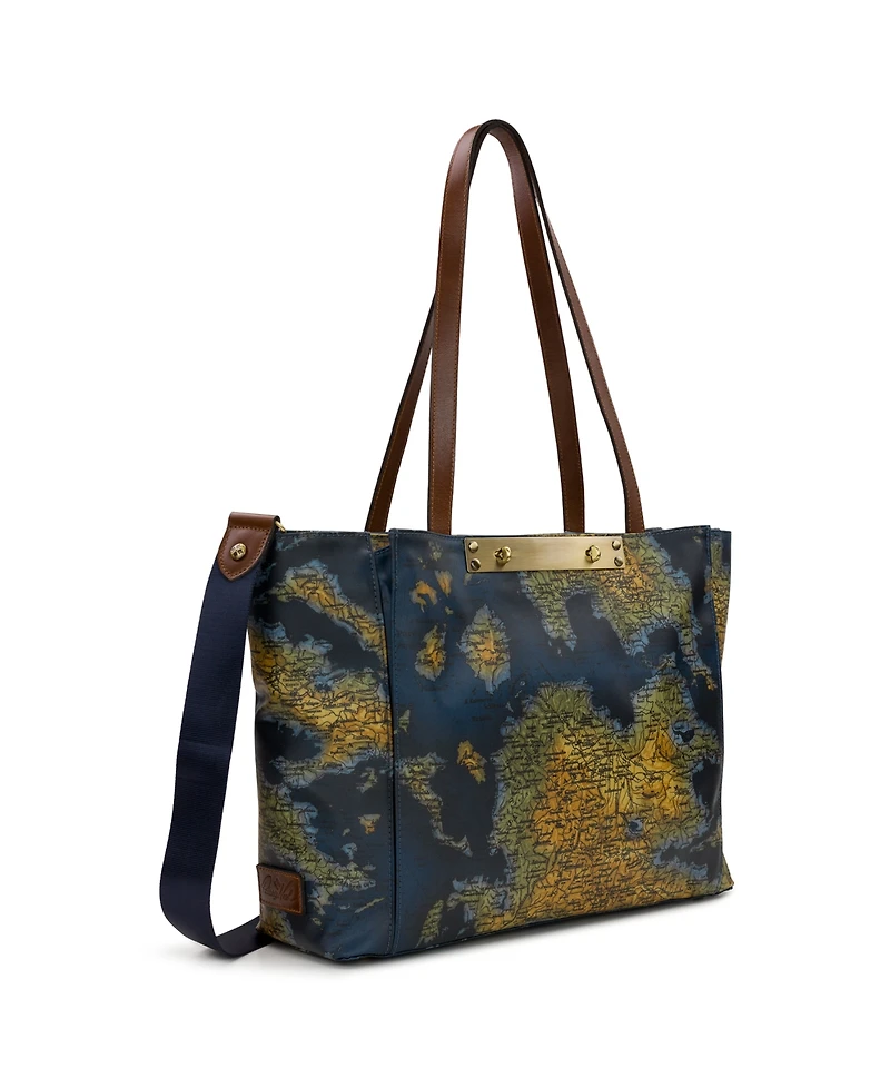 Patricia Nash Silvi Zipper Travel Tote Handbag