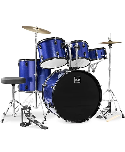 Best Choice Products 5-Piece Beginner Drum Set w/ Snare, Bass, Toms, Cymbal, Hi-Hat, Sticks, Pedal