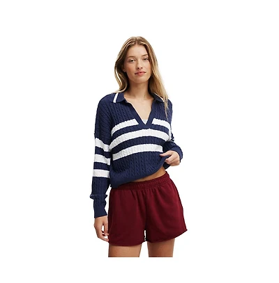 Cotton On Women's Coco Long Sleeve Polo