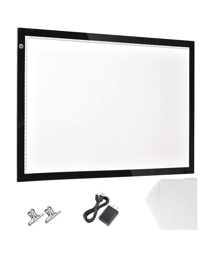 Yescom A2 Light Pad Diamond Painting Light Board Light Box for Tracing 25"x16" Light Board Artist Drawing Sketching Animation with Paper