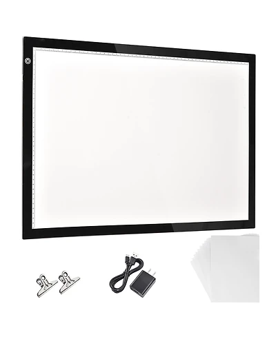 Yescom A2 Light Pad Diamond Painting Light Board Light Box for Tracing 25"x16" Light Board Artist Drawing Sketching Animation with Paper