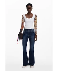 Desigual Women's Chiffon sleeve T-shirt