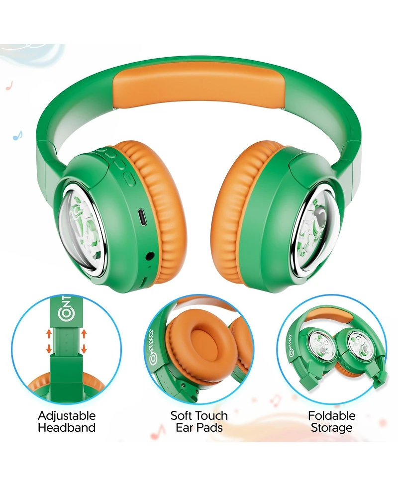 Contixo KB6 Kids Bluetooth Headphones, Safe Sound for Little Ears