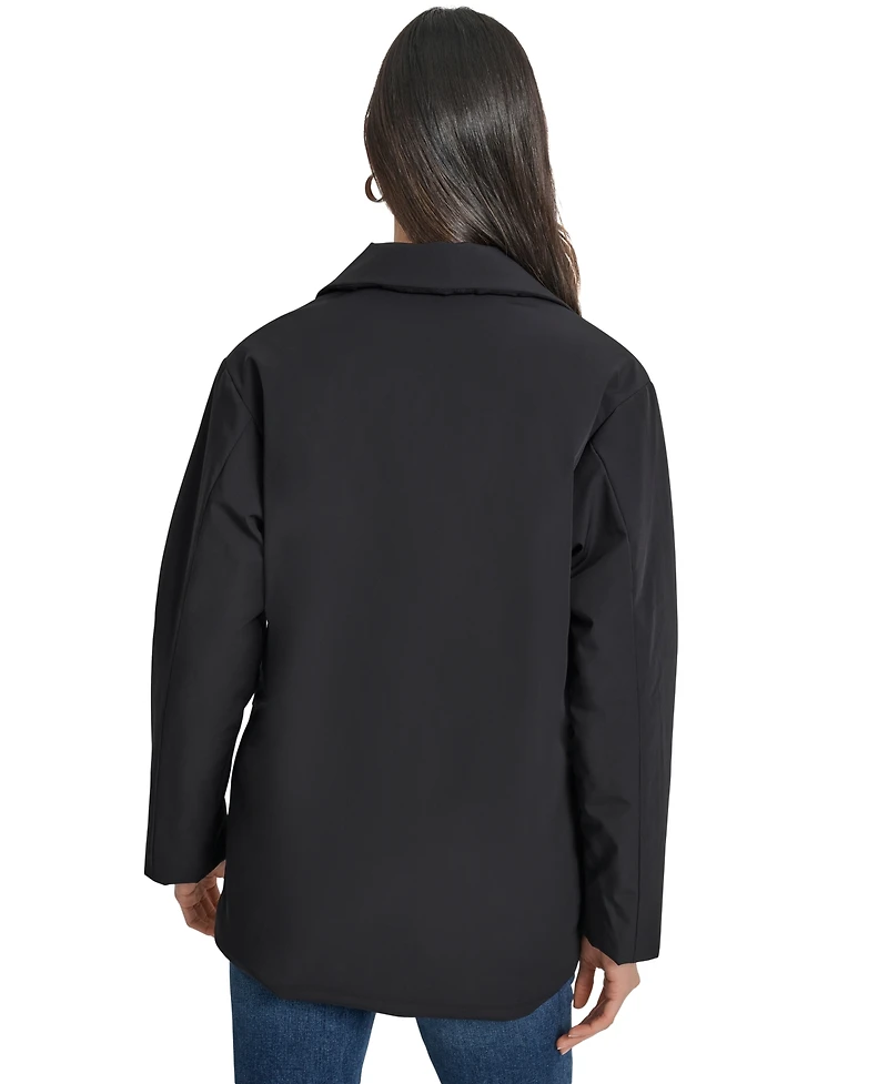 Dkny Jeans Women's One-Button Puffer Blazer