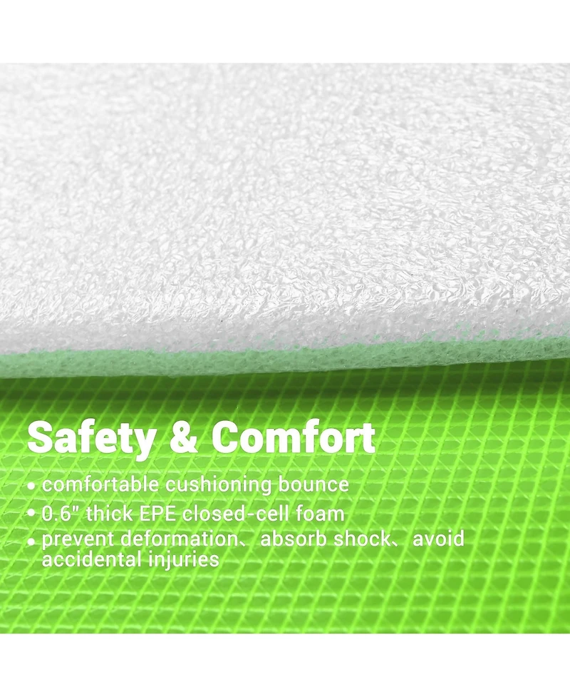 Yescom Trampoline Mat & Pad Replacement Kit with 72V-Ring Fits 12 ft Trampoline Frame