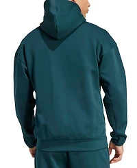 adidas Men's Z.n.e. Classic Fit Long Sleeve Zip-Front Logo Hoodie