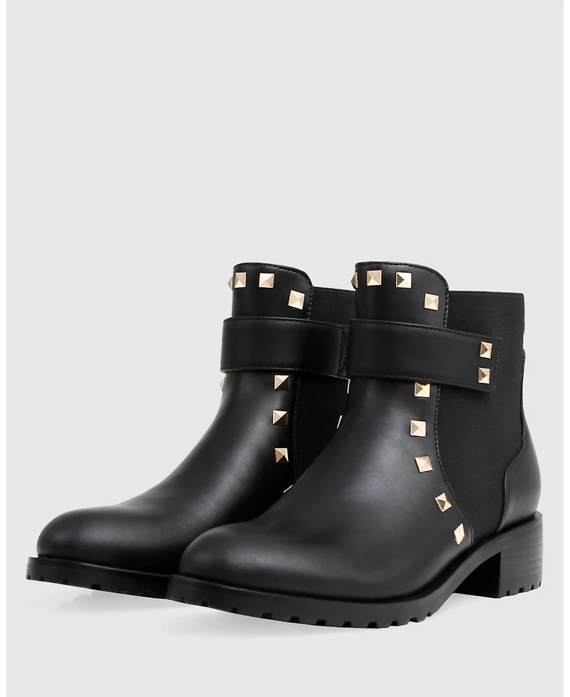 Belle & Bloom City Lights Leather Ankle Boot