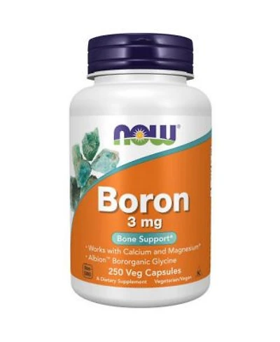 Now Foods Boron 3 Mg 250 Caps