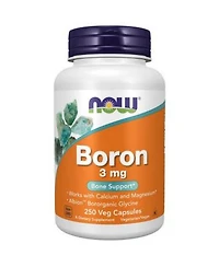 Now Foods Boron 3 Mg 250 Caps