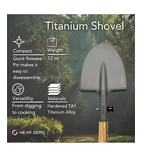 Near Zero Titanium Multi-Functional Shovel