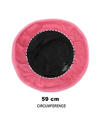 Winnie the Pooh Men's Piglet Pink Short Faux Fur Bucket Hat
