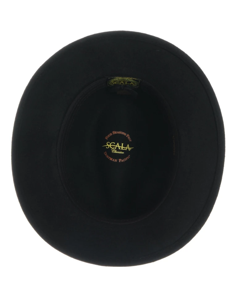 Scala Men's Crush Felt Safari Hat