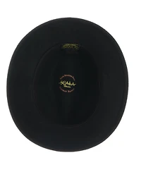 Scala Men's Crush Felt Safari Hat