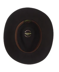 Scala Men's Felt Outback Hat