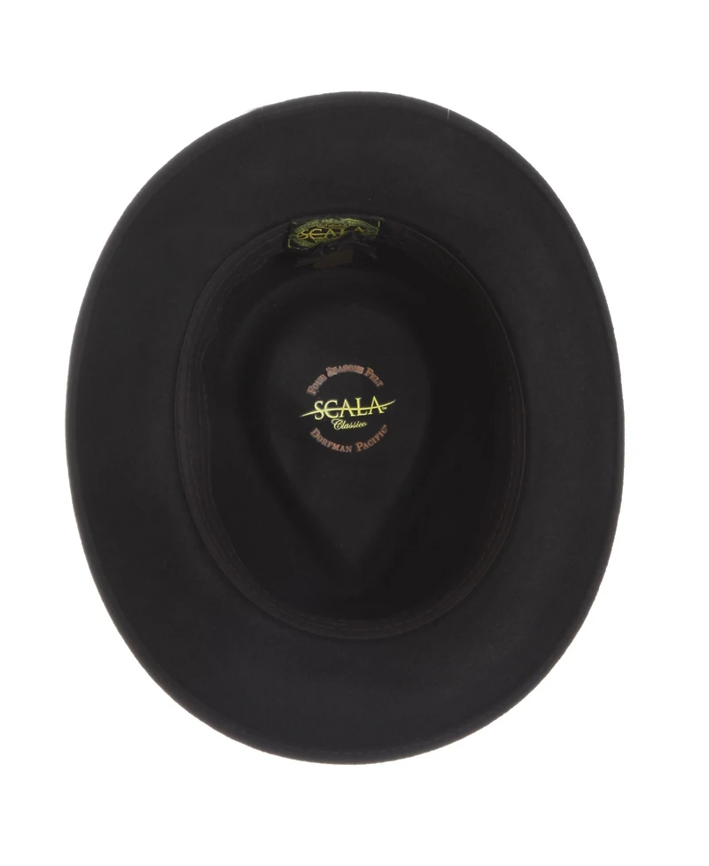 Scala Men's Felt Fedora Hat