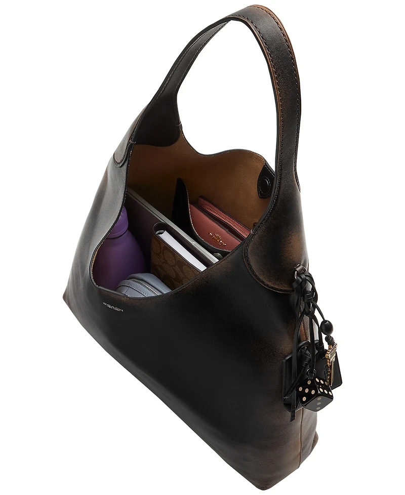 Coach Brooklyn Large Leather Shoulder Bag 39
