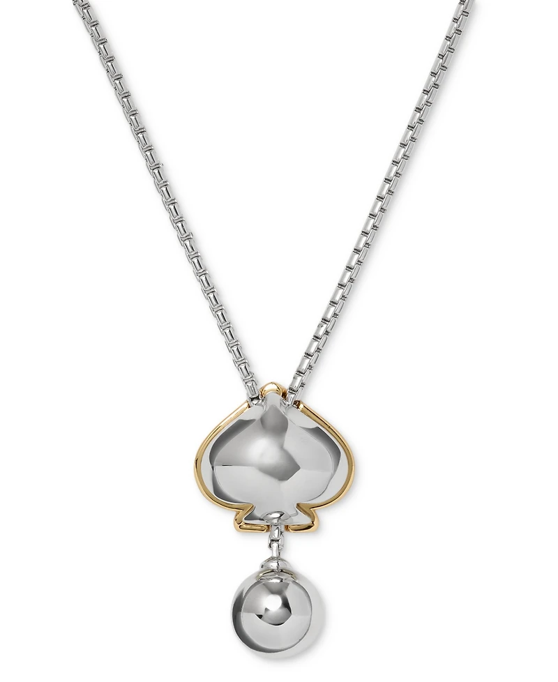 kate spade new york Sculpted Spade 25" Lariat Necklace