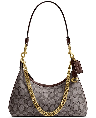 Coach Juliet Small Signature Jacquard Shoulder Bag 25