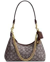 Coach Juliet Small Signature Jacquard Shoulder Bag 25
