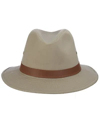Dorfman Pacific Men's Washed Twill Safari Hat