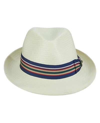Scala Men's Bu Toyo Fedora Ribbon Hat