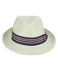 Scala Men's Bu Toyo Fedora Ribbon Hat