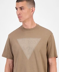 Guess Triangle Logo Short Sleeve Crewneck T-Shirt