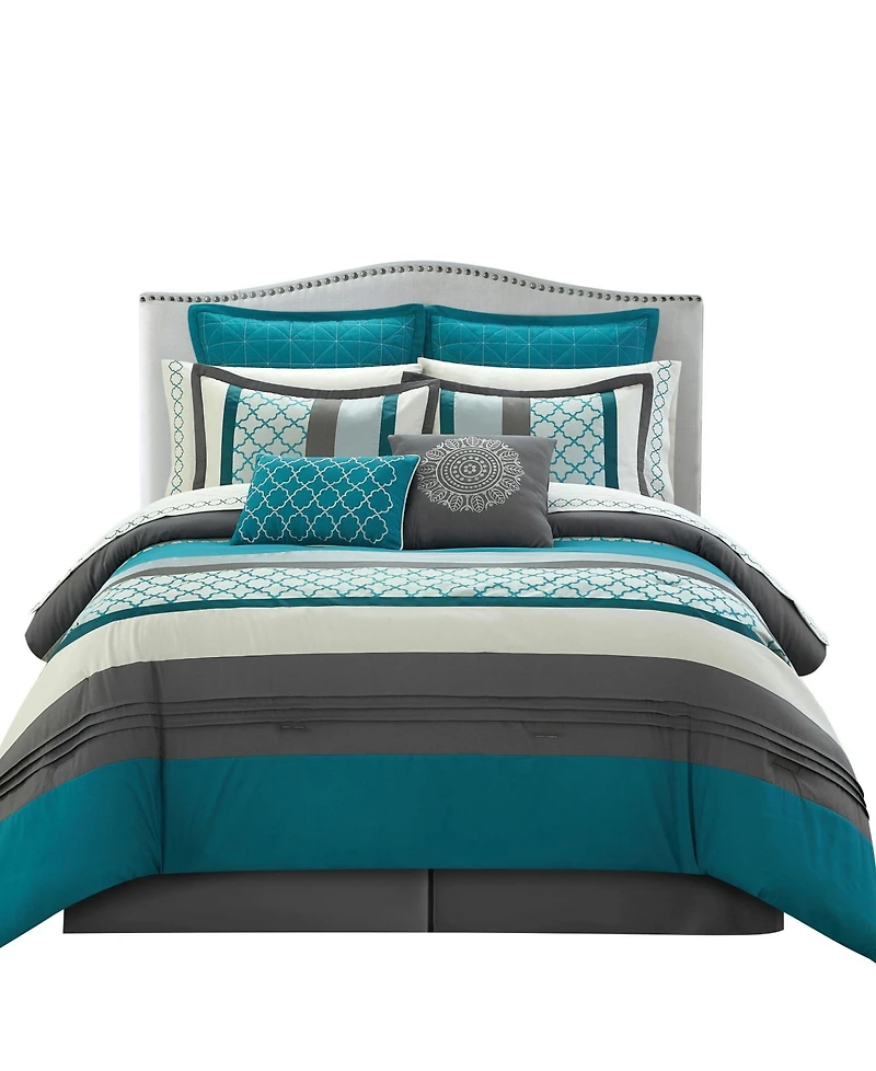Stratford Park Avalon Geometric 16-Pc. Comforter Set