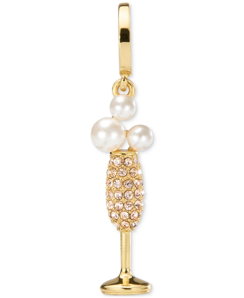 kate spade new york Gold-Tone One In A Million Champagne Charm