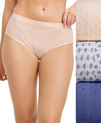 Jockey Elance Breathe Hipster Underwear 3 Pack 1540, also available extended sizes