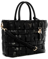 Guess Marion Quilted Large Satchel Bag