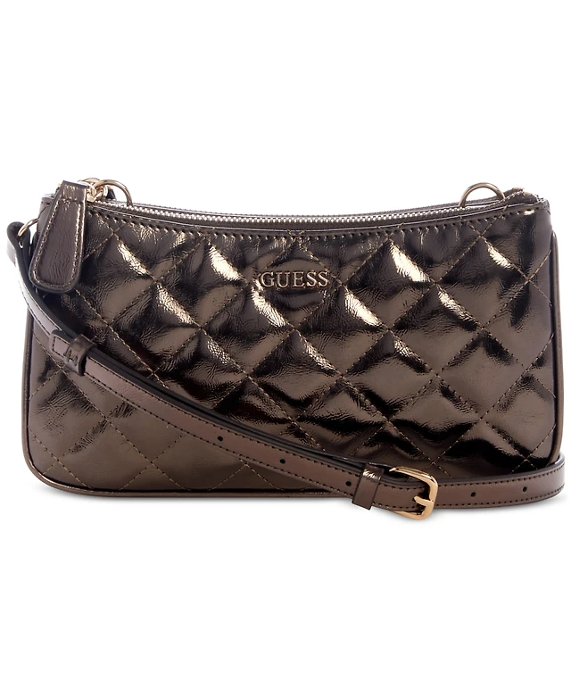 Guess Tinsley Quilted Three Compartment Crossbody MainPlace Mall
