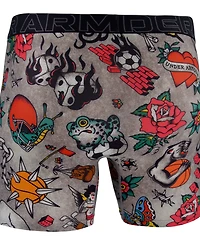 Under Armour Men's Printed Performance Tech Mesh 6" Boxer Briefs