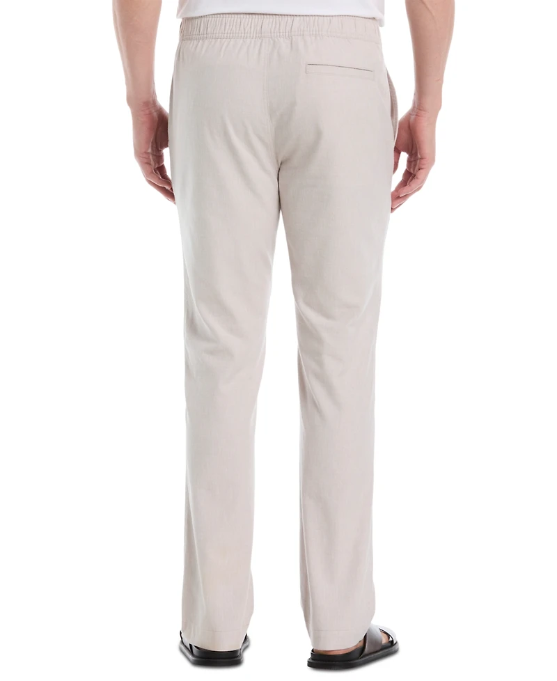Cubavera Men's Linen-Blend Drawstring Pants